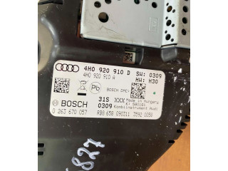 Přístrojová deska Audi A8 S8 D4 4H 2011 4H0920930L, 0263670125