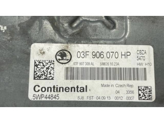 Блок управления двигателя 03F907309AL, 5WP44845   Skoda Fabia Mk2 (5J)