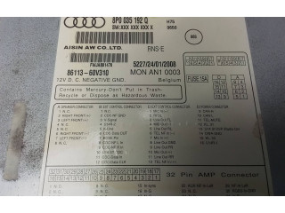Турбина Радио/ проигрыватель CD/DVD / навигация Audi A3 S3 8P  8P0035192Q, 8611360V310   для двигателя BLS      