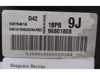 Блок управления двигателя 96801808   Chevrolet Matiz