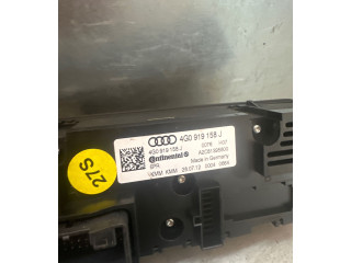 Блок управления климат-контролем 4G0919158J, A2C81395800   Audi A6 S6 C7 4G