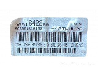 Přístrojová deska Citroen Berlingo 2013 9801642280, 503001316152