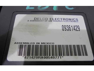 Блок управления 09361429, 871429RA90540771 Chevrolet Alero