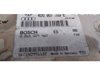 Блок управления двигателя 40907389E, 0265109460   Audi A8 S8 D2 4D