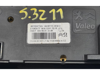 Блок управления климат-контролем 96722471XU, E1063177   Peugeot 2008 I