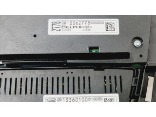 Блок управления климат-контролем 13346043, 13362778   Opel Meriva B