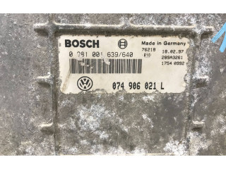 Блок управления двигателя 074906021L, 0281001639   Volkswagen Transporter - Caravelle T4