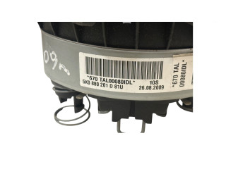 Подушка безопасности водителя 5K0880201D   Volkswagen Golf Plus