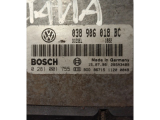 Блок управления двигателя 038906018BC, 0281001755   Skoda Octavia Mk1 (1U)