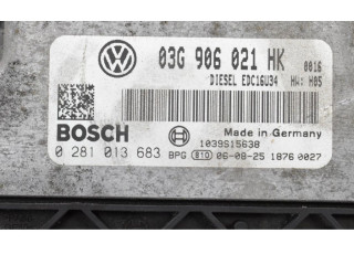 Блок управления двигателем Блок управления 03G906021HK, 03G906021HK   Volkswagen Cross Touran I