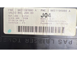 Блок комфорта 9651196980A, 9651197680A Peugeot 307