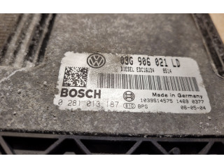 Блок управления двигателя 03G906021LD Skoda Octavia Mk2 (1Z)