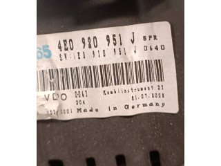 Přístrojová deska Audi A8 S8 D3 4E 2008 4E0920951J