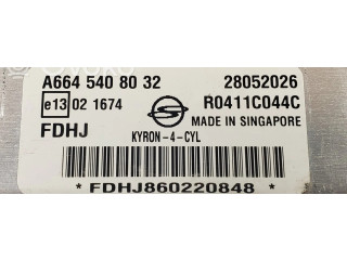 Блок управления двигателя 28052026, A6645408032 SsangYong Kyron