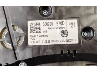 Панель приборов 5E0920970D   Skoda Octavia Mk3 (5E)       