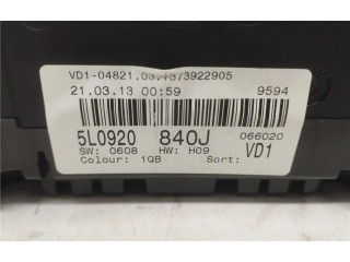 Панель приборов A2C53425999, 0090059 Skoda Yeti (5L)