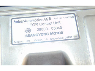 Блок управления двигателя 2880005040 SsangYong Rexton
