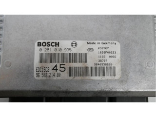 Блок управления двигателя 0281010935 Peugeot 307