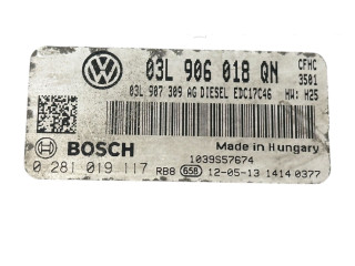 Блок управления двигателя 03L906018QN, 03L907309AG Skoda Yeti (5L)