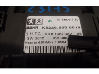 Блок управления климат-контролем 96829415ZD, 6452H7 Citroen C5