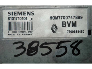 Блок управления двигателя 7700858450, 38558 Renault 21