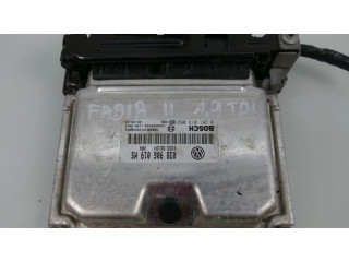 Блок управления двигателя 038906019NS, 1039S20430 Skoda Fabia Mk2 (5J)