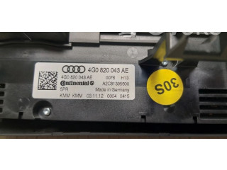 Блок управления климат-контролем 4G0820043AE, 4G0820043AE   Audi A7 S7 4G