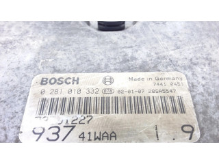Блок управления двигателя 0281010332, 93741WAA Alfa Romeo 147