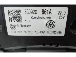 Geschwindigkeitsmesser Cockpit 5G0920861A   Volkswagen Golf VII       