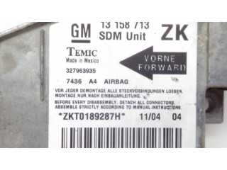 Блок подушек безопасности 13158713ZK, 327963935 Opel Meriva A