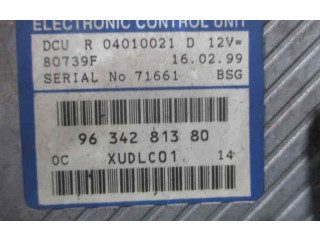 Řídící jednotka 9634281380, 9634281380 Peugeot 806 1999