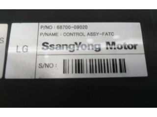 Блок управления кондиционера воздуха / климата/ печки (в салоне) 6870009020, 6K30102 SsangYong Actyon