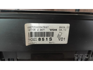 Přístrojová deska Volkswagen Transporter - Caravelle T5 2009 7H0920851S