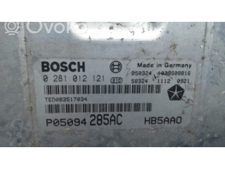Řídící jednotka 0281012121, P05094285AC Chrysler Voyager 2002