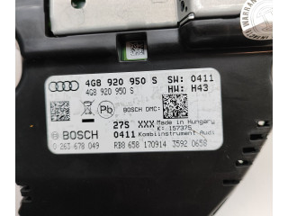 Панель приборов 4G8920950S, 0263678049   Audi A6 S6 C7 4G       