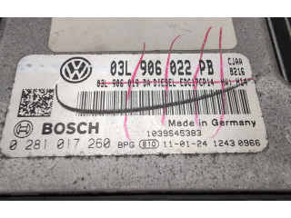 Блок управления двигателя 03L906019DA, 1039S45383 Volkswagen Jetta VI