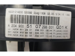 Přístrojová deska Mercedes-Benz GLK (X204) 2012 A2049005107, A2049005107