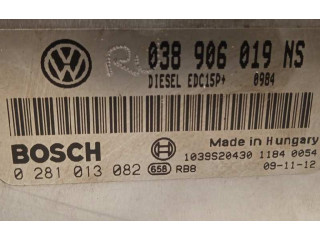 Блок управления двигателя 038906019NS, 0281013082 Skoda Fabia Mk2 (5J)