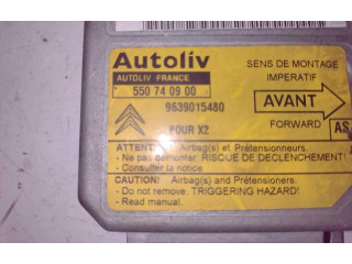 Блок подушек безопасности 9639015480, CENTRALITAAIRBAG Citroen Berlingo