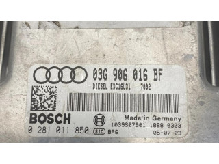 Řídící jednotka 03G906016BF, 0281011850 Audi A4 S4 B7 8E 8H 2007