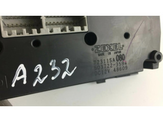 Блок управления климат-контролем 5037223594, A232 Subaru Forester SG