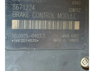 Блок АБС 8671224, 5WK84002 Volvo S80 1999 - 2003 года