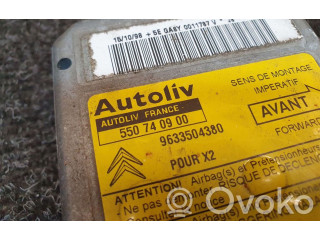 Блок подушек безопасности 550740900, 9633504380   Citroen Xantia