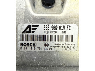 Řídící jednotka 038906019FC, 0281010751 Seat Alhambra (Mk1) 2001
