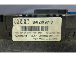 Панель приборов 8P0920901D, 8P0920901D Audi A3 S3 A3 Sportback 8P