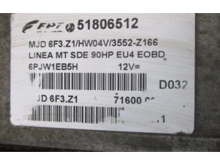 Блок управления двигателем Блок управления 51806512, 51806512   Fiat Linea