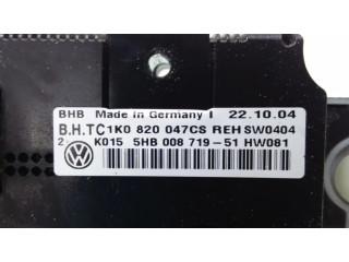 Блок управления климат-контролем 1K0820047CS, 5HB008719 Volkswagen Touran I