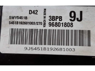 Блок управления двигателем Блок управления 96801808, 3BPB9J   Chevrolet Matiz