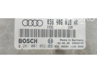 Блок управления двигателя 038906018AK   Audi A3 S3 8L