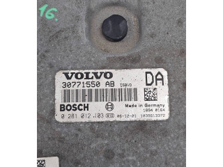 Блок управления двигателя 30771550, 0281012103 Volvo S60